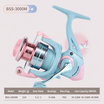 CROCH shallow spool lure reel