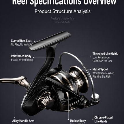 CROCH everyday spinning reel