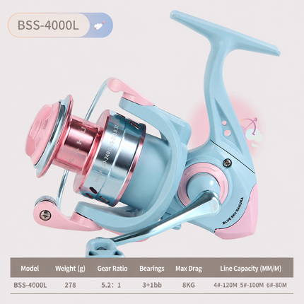 CROCH shallow spool lure reel