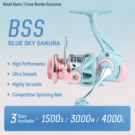 CROCH shallow spool lure reel