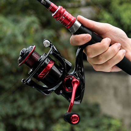 CROCH metal spool twin handle spinning reel