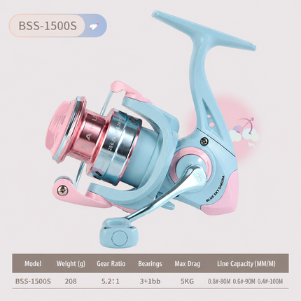 CROCH shallow spool lure reel