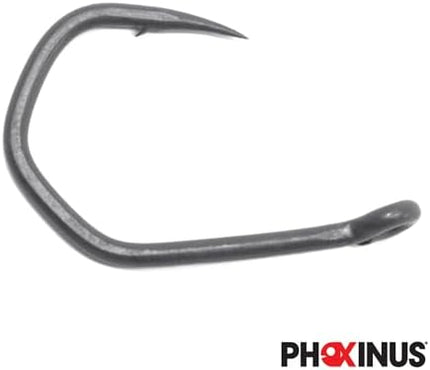 CROCH PTFE Coated Wide Gape Hooks - PTFE Coated Carp Hooks with Beaked Point