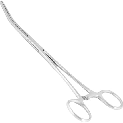 CROCH Curved Fishing Forceps - Stainless Locking Hemostat for Hook Removal