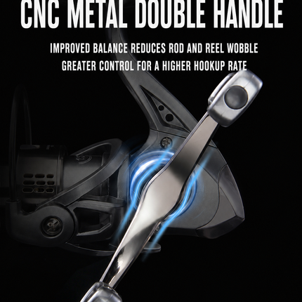 CROCH shallow spool twin handle spinning reel