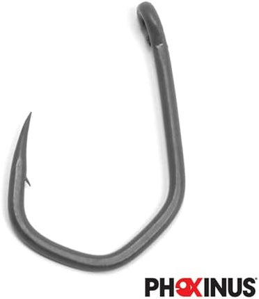CROCH PTFE Coated Wide Gape Hooks - PTFE Coated Carp Hooks with Beaked Point