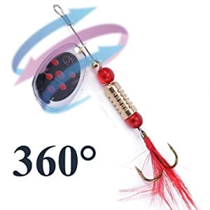 Hard Metal Spinner Bait Fishing Lure Kits for Bass – CROCH