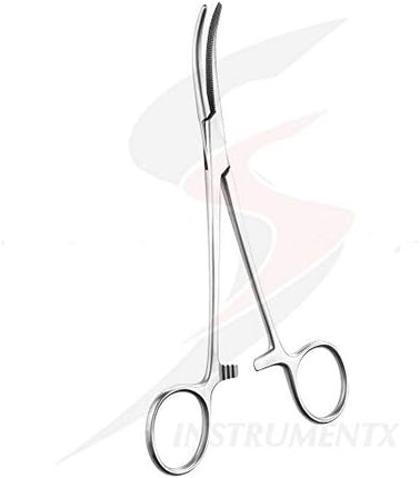 CROCH Curved Fishing Forceps - Stainless Locking Hemostat for Hook Removal