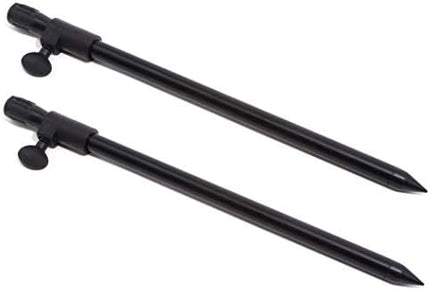 CROCH Bank Sticks 2pc - Lightweight Black Rod Rests for Bank and Margin Fishing