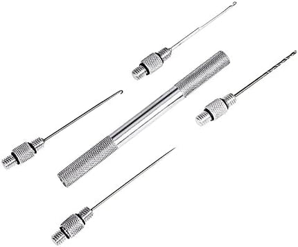 CROCH Baiting Needle 4 in 1 - Stainless Carp Bait Tool with Interchangeable Heads