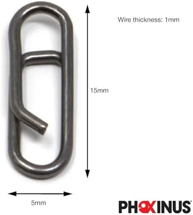 CROCH Mini Lure Link Clips - Quick Change Snaps for Lures and Hooklinks