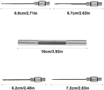 CROCH Baiting Needle 4 in 1 - Stainless Carp Bait Tool with Interchangeable Heads