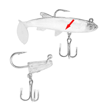 Soft Fishing Lures Pre-Rigged Soft Plastic Lures 10 Pack Jighead – CROCH