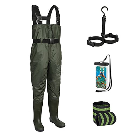 Bootfoot Chest Waders 2-Ply Nylon/PVC Lightweight Fishing & Hunting – CROCH