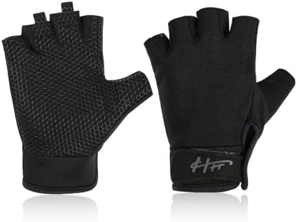 CROCH Fingerless Fishing Gloves - Grip Palm Gloves for Casting Paddling and Handling