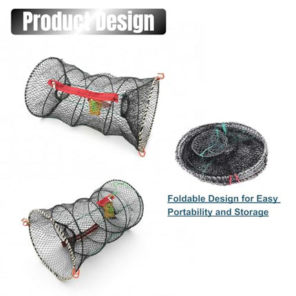 Collapsible Crab Trap - Versatile Fishing Basket for Crab – CROCH