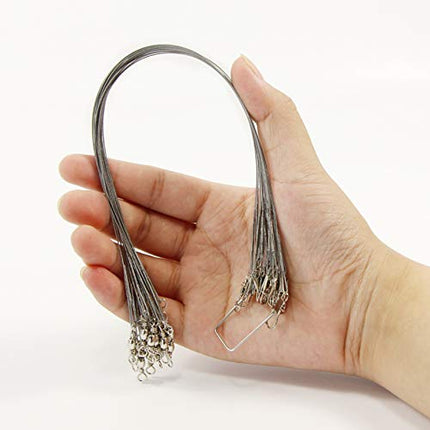 100pcs Fishing Wire Leader Rigging Trace Spinner Wire – CROCH