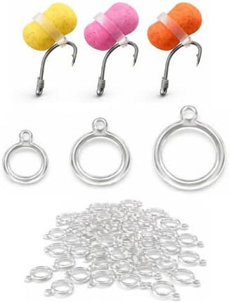 CROCH Pellet Bands - Silicone Bait Bands for 4mm to 20mm Pellets Carp and Coarse Fishing