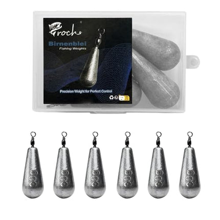 Fishing Weights Sinkers Set Pear-Shaped – CROCH