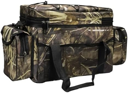CROCH Carp Shoulder Tackle Bag - Padded Sea and Coarse Fishing Bag with Rod Sleeve