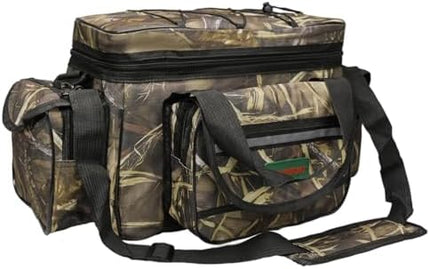 CROCH Carp Shoulder Tackle Bag - Padded Sea and Coarse Fishing Bag with Rod Sleeve