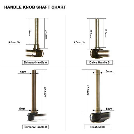 Fishing Reel Handle Power Knob Compatible – CROCH