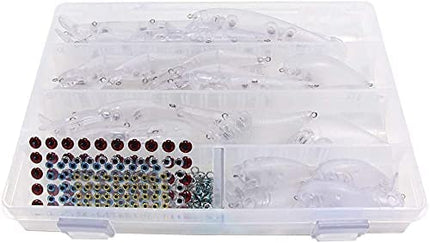 30 pcs Blank Fishing Lure with Tackle Box