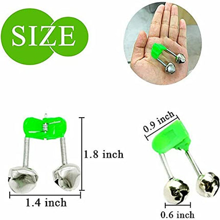 30 pcs Plastic Fish Rod Bell,Fishing Bells Clips,Fish Bite Alarms Ring – CROCH