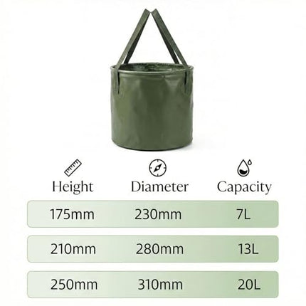2 PCS Multifunctional Collapsible Bucket – CROCH