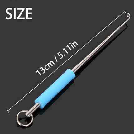CROCH Hook Remover 2pc - Stainless Disgorger for Quick Barbless Hook Release