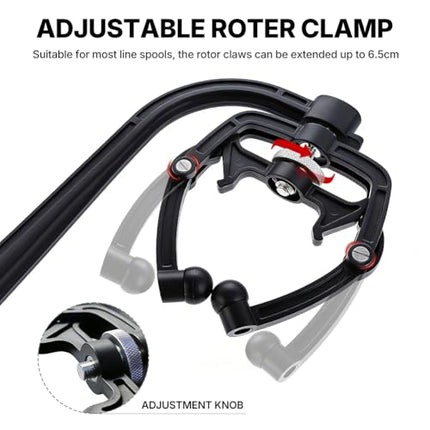 Fishing Line Spooler – Adjustable Fishing Line Winder with No Line Twist – CROCH