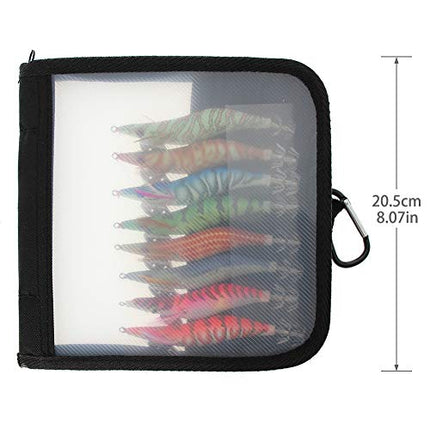 8pcs Squid Jig Hard Fishing Lures Artificial Spinner Lures Kit Jig Hook – CROCH
