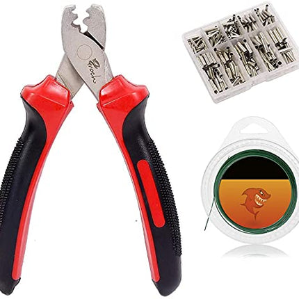 CROCH Hand Crimper Tools Stainless Steel Fishing Pliers Braid Cutters Fish Holder Hook Remover
