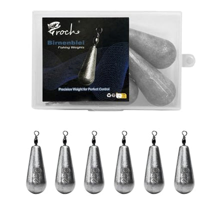 Fishing Weights Sinkers Set Pear-Shaped – CROCH