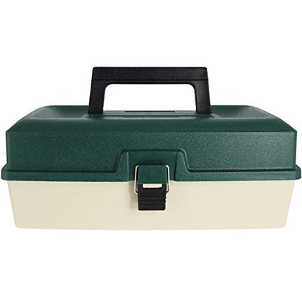 Fishing 2-Tray Tackle Box Plastic Box Plastic Storage Organizer Box – CROCH
