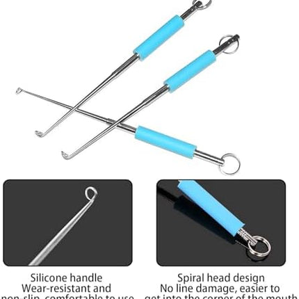CROCH Hook Remover 2pc - Stainless Disgorger for Quick Barbless Hook Release