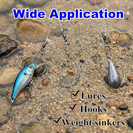 30 Pcs Fishing Speed Clips Quick Change Snap Swivels - Fishing Lure – CROCH