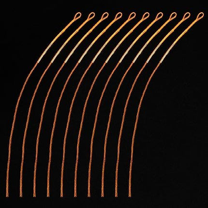 CROCH Fly Line Loop Connectors 10pc - 30lb Braided Loops for Fly Line to Leader