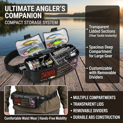 Fishing Tackle Storage Box with Waist Belt – CROCH