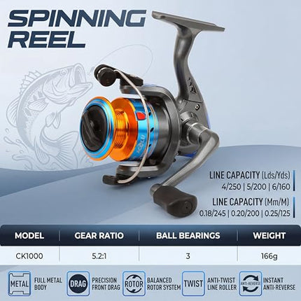 Telescopic Fishing Rod and Reel Combo – CROCH