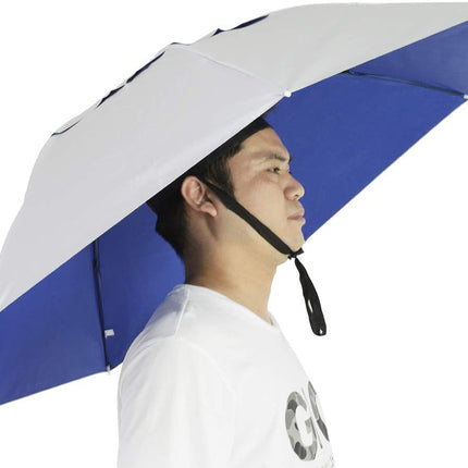 CROCH Folding Umbrella Hat - Adjustable Sun and Rain Cap for Fishing and Outdoors - view 1