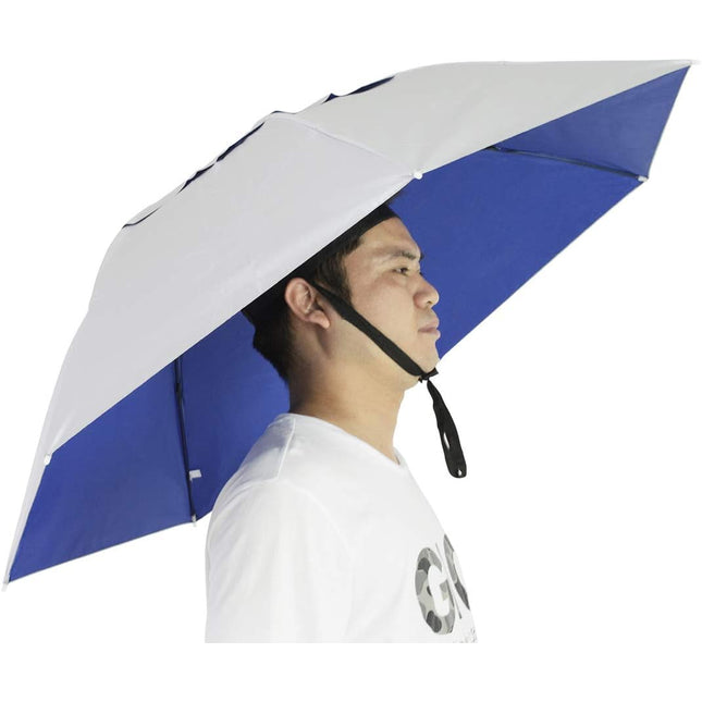 CROCH Folding Umbrella Hat - Adjustable Sun and Rain Cap for Fishing and Outdoors - view 1