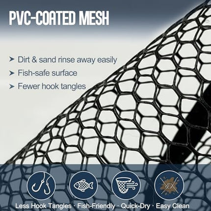 Foldable Fishing Landing Net with Telescopic Handle – CROCH