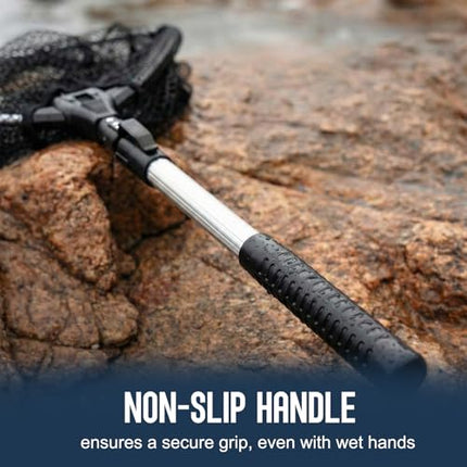 Foldable Fishing Landing Net with Telescopic Handle – CROCH