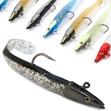Jig Head Soft Plastic Fishing Lures with Hook Sinking Swimbaits – CROCH
