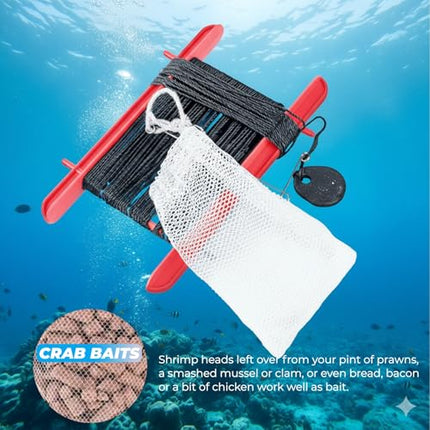 Crab Hand Line for Crabbing Colorful Frame with 13M Line – CROCH