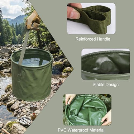 2 PCS Multifunctional Collapsible Bucket – CROCH