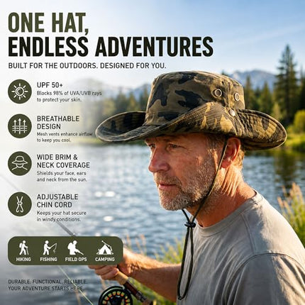 SEAYO Bucket Hat for Men and Women with Face Cover – CROCH