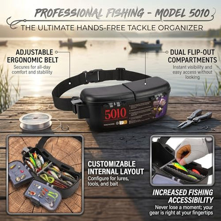 Fishing Tackle Storage Box with Waist Belt – CROCH