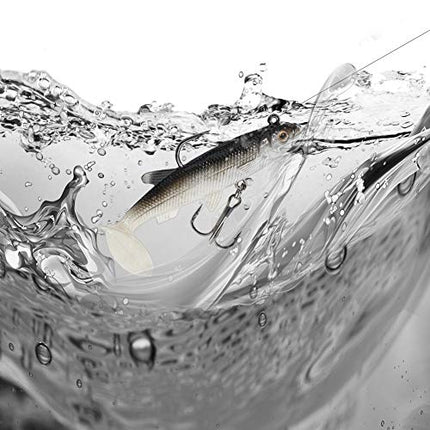Soft Fishing Lures Pre-Rigged Soft Plastic Lures 10 Pack Jighead – CROCH